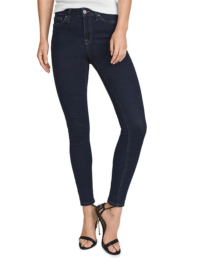 Lux Mid Rise Skinny Jeans in Indigo