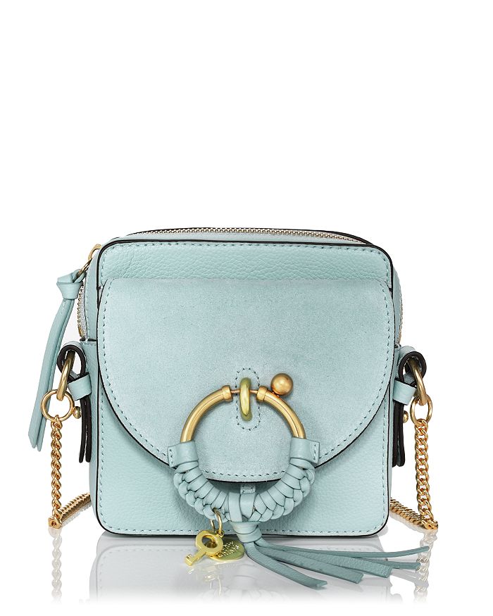 Joan Small Leather & Suede Crossbody
