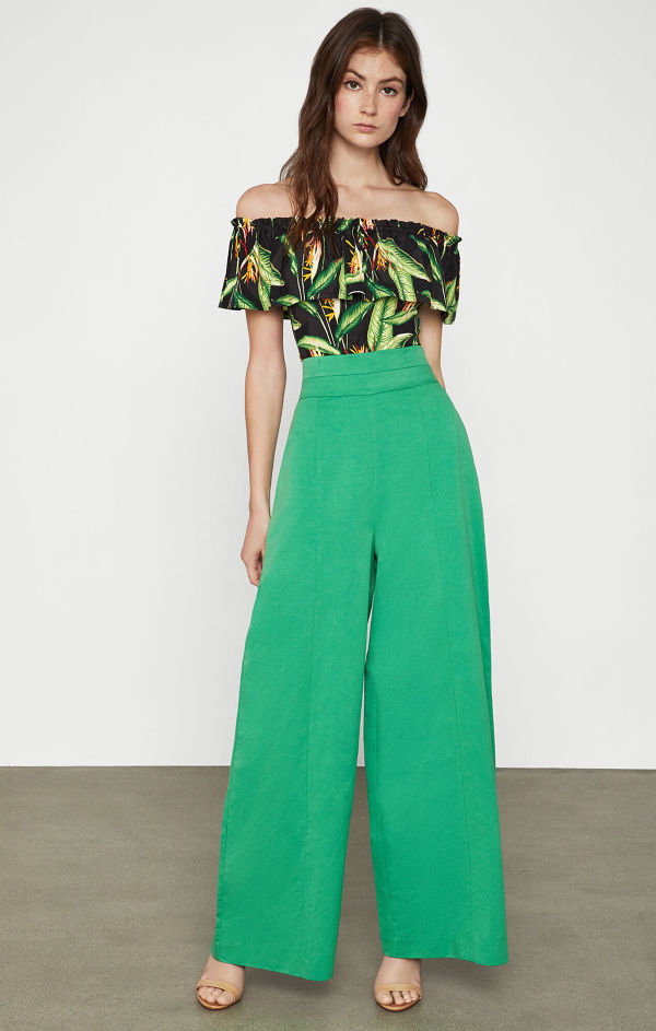 BCBGMAXAZRIA Wide Leg Trousers