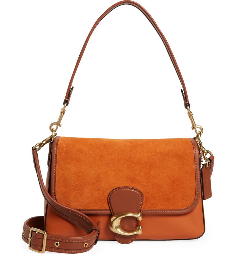 Leather & Suede Shoulder Bag