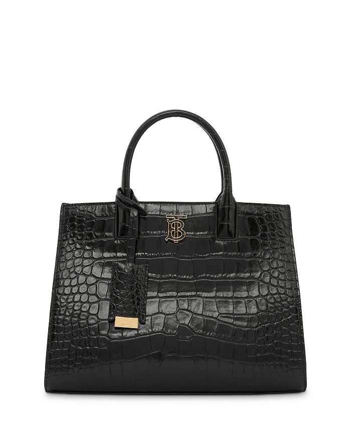 Frances Mini Embossed Leather Tote