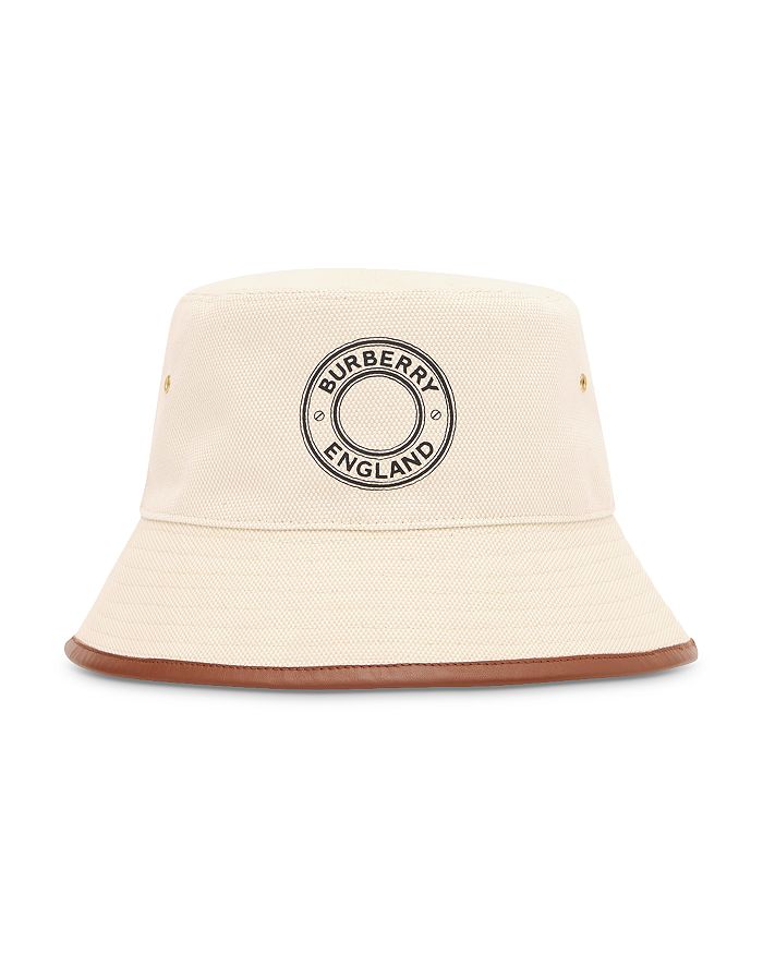 Canvas & Leather Bucket Hat