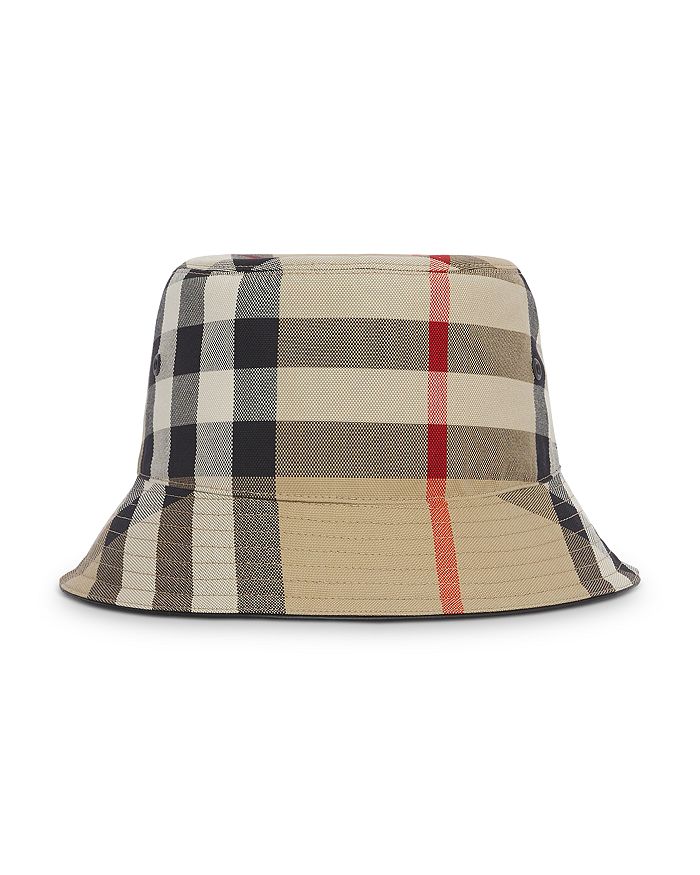 Check Cotton Bucket Hat