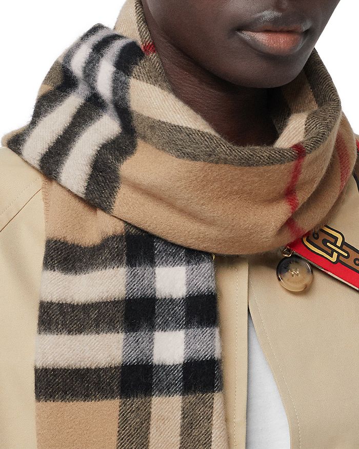 Classic Check Cashmere Scarf