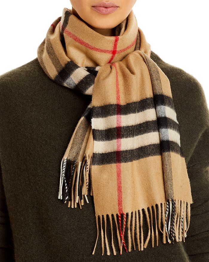 Classic Check Cashmere Scarf