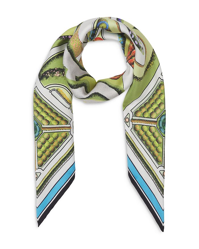 Logo Square Silk Scarf