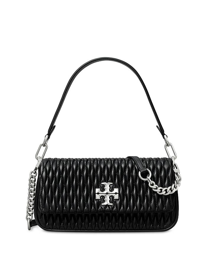 Kira Ruched Small Flap Shoulder Bag