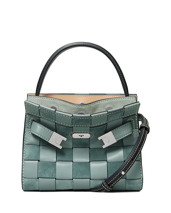 Lee Radziwill Woven Leather Satchel