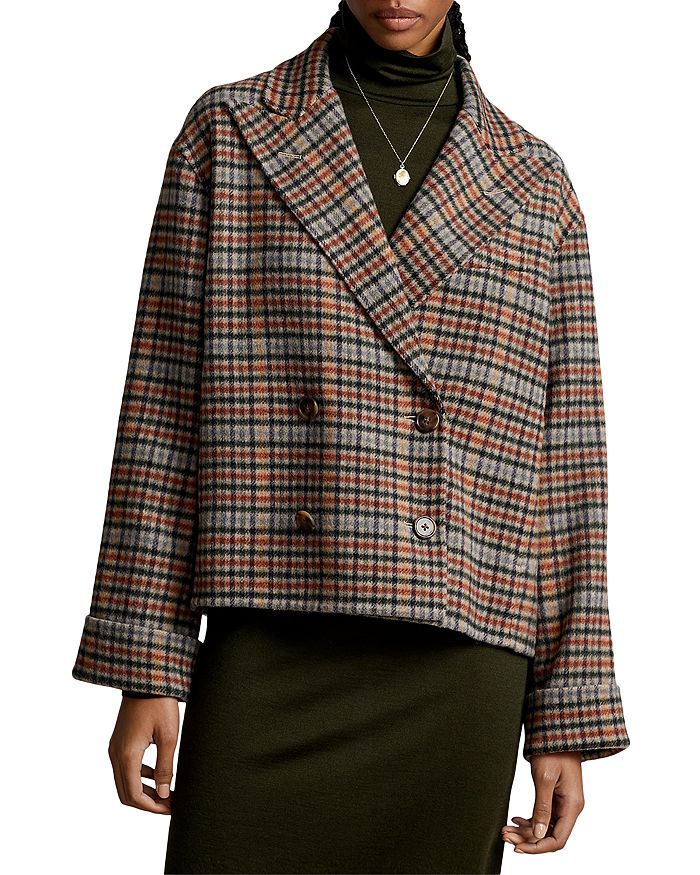 Plaid Oversized Blazer