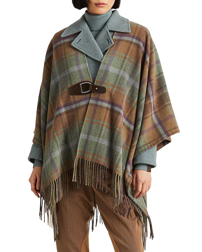 Plaid Poncho