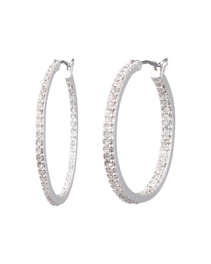 Pavé Small Hoop Earrings