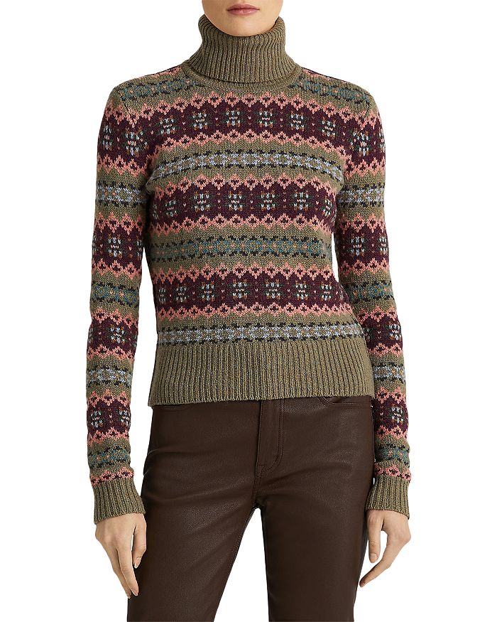 Fair Isle Turtleneck Sweater