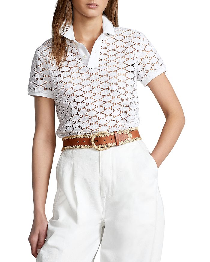 Eyelet Polo Shirt