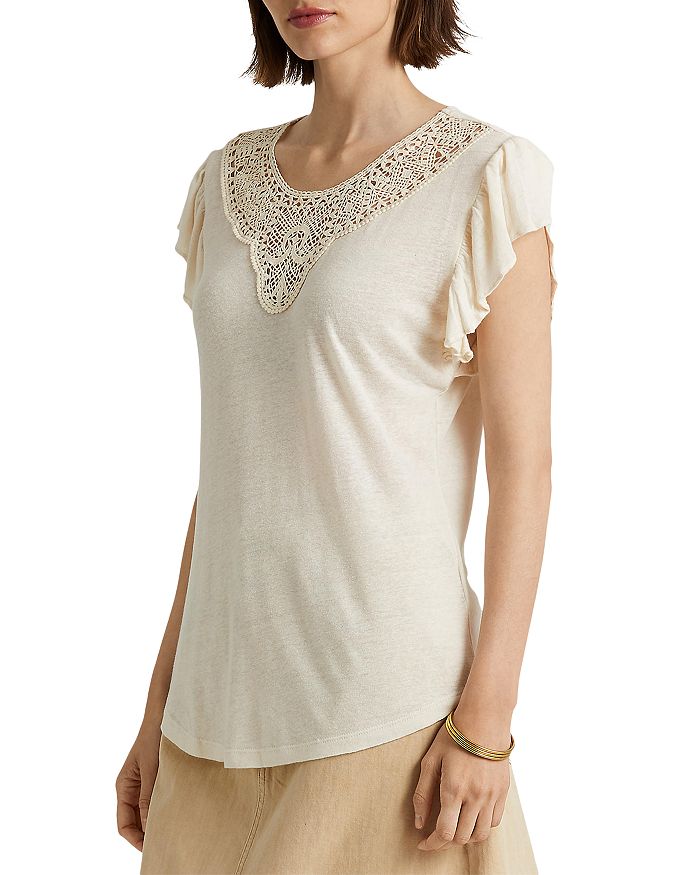 Crochet Neck Tee