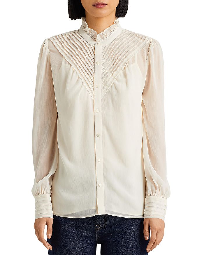 Crinkled Georgette Blouse