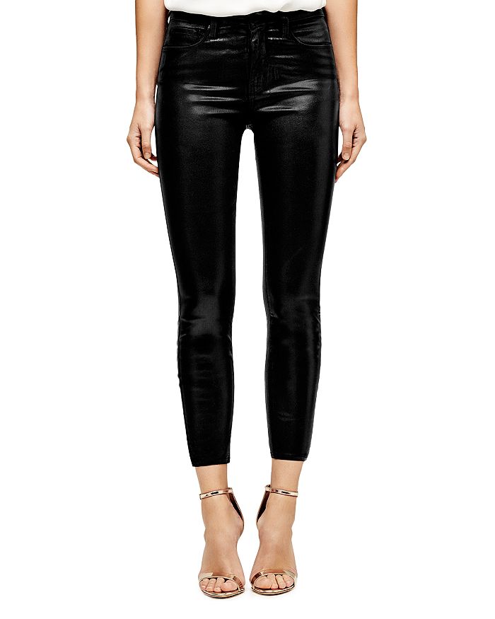 Margot High-Rise Coated Skinny Jeans