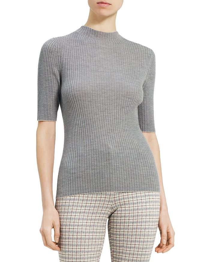 Leenda Ribbed Knit Sweater