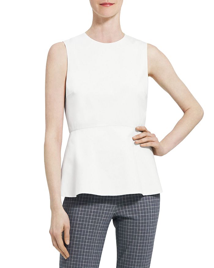 Sleeveless Peplum Top