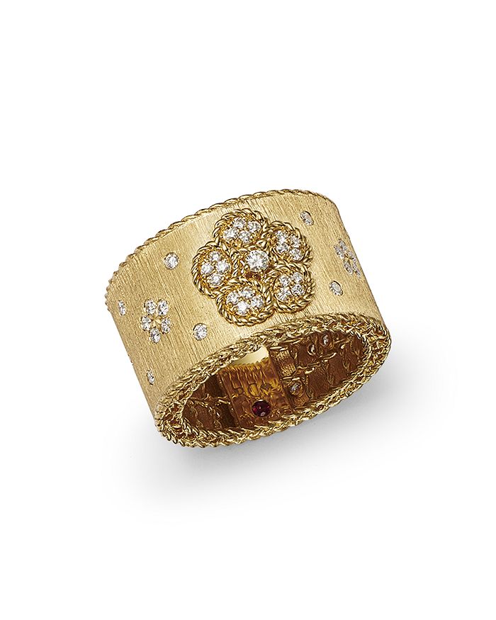 18K Yellow Gold Daisy Lux Diamond Ring