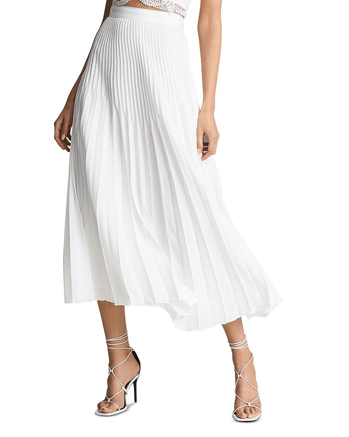 Dora Pleated Midi Skirt