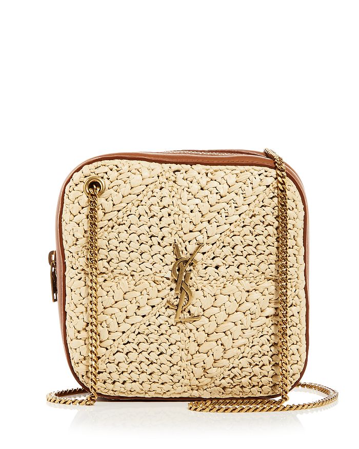 Jamie Woven Cube Crossbody