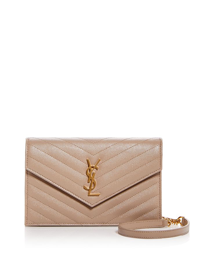 Cassandre Quilted Leather Chain Wallet