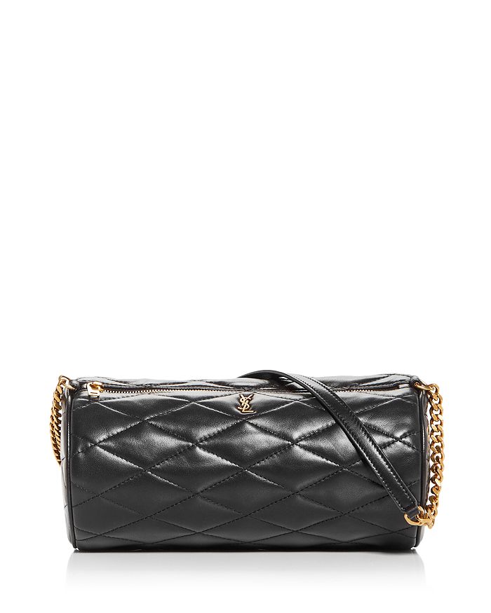 Sade Small Quilted Leather Tube Shoulder Bag