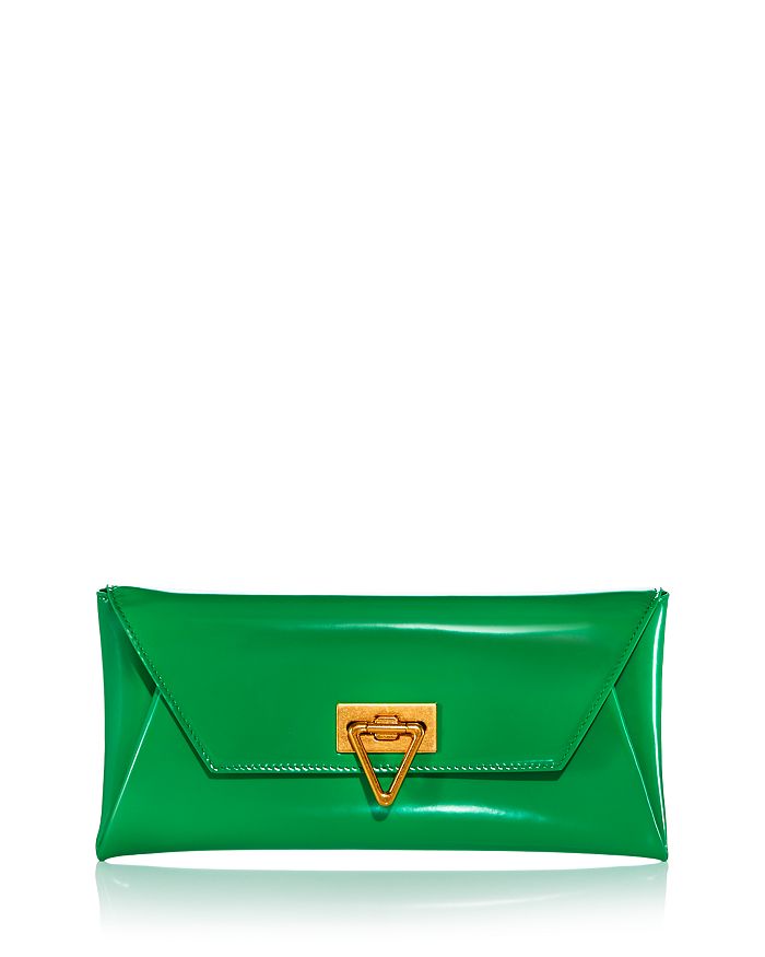 Patent Leather Envelope Clutch