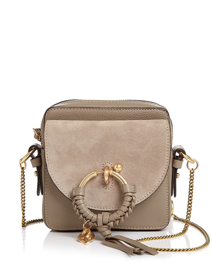 Joan Small Leather & Suede Crossbody