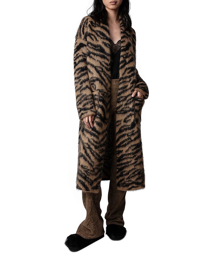 Tilda Tiger Print Cardigan