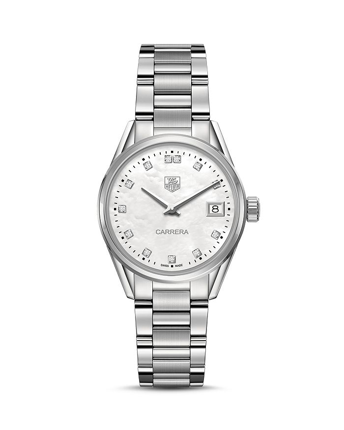 Carrera Diamond Dial Watch, 32mm